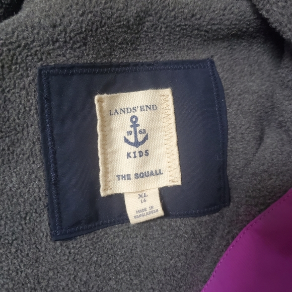 Lands End Girls XL Squall Coat - Picture 2 of 3
